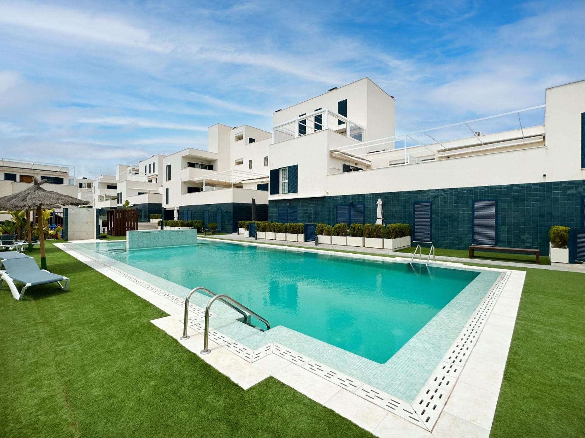 Turquesa Del Mar - Sun & Beach & Golf & Bike - Large Terrace Ground-Floor Spanish Apartment Dehesa de Campoamor  Ngoại thất bức ảnh